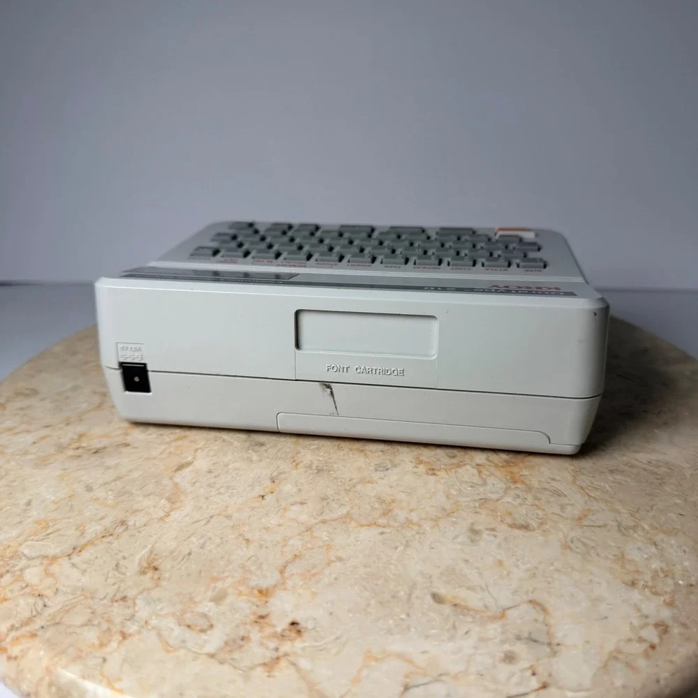 Kroy DuraType 210 Electronic Labeling System Gray Vintage Label Maker Works